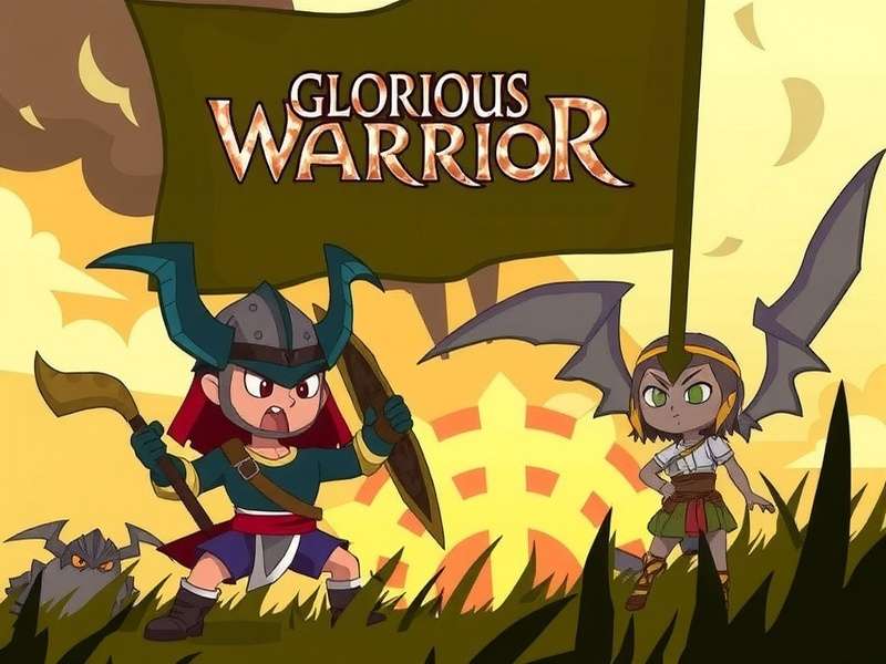 Glorious Warrior Battle Scene